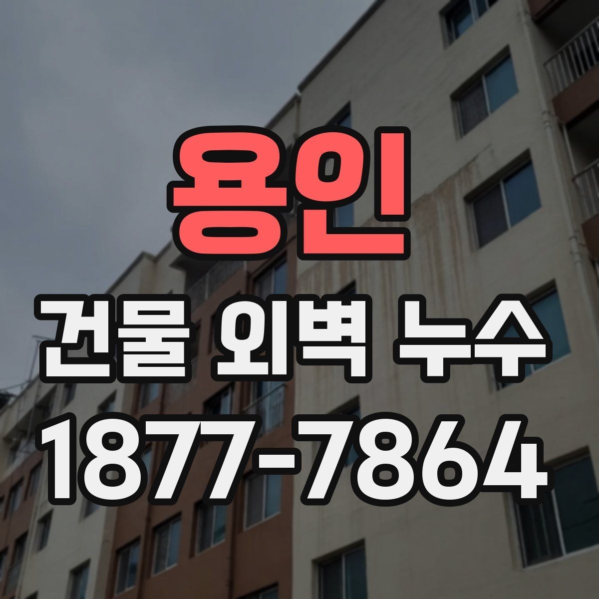 용인 건물 외벽 누수 보수 일정과 진행 순서