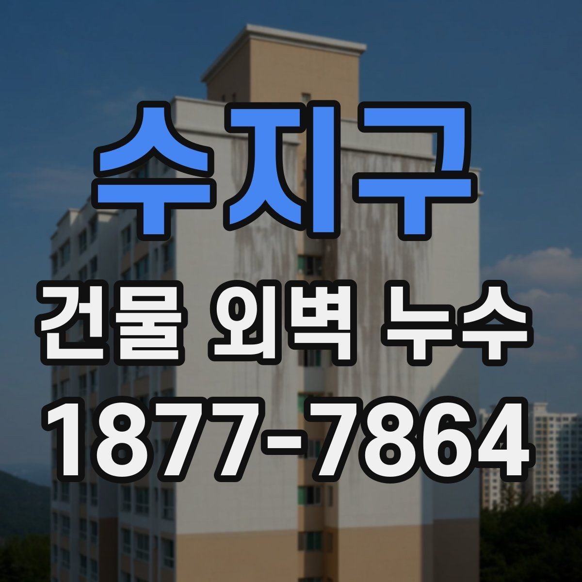 수지구 건물 외벽 누수 예방을 위한 계절별 점검