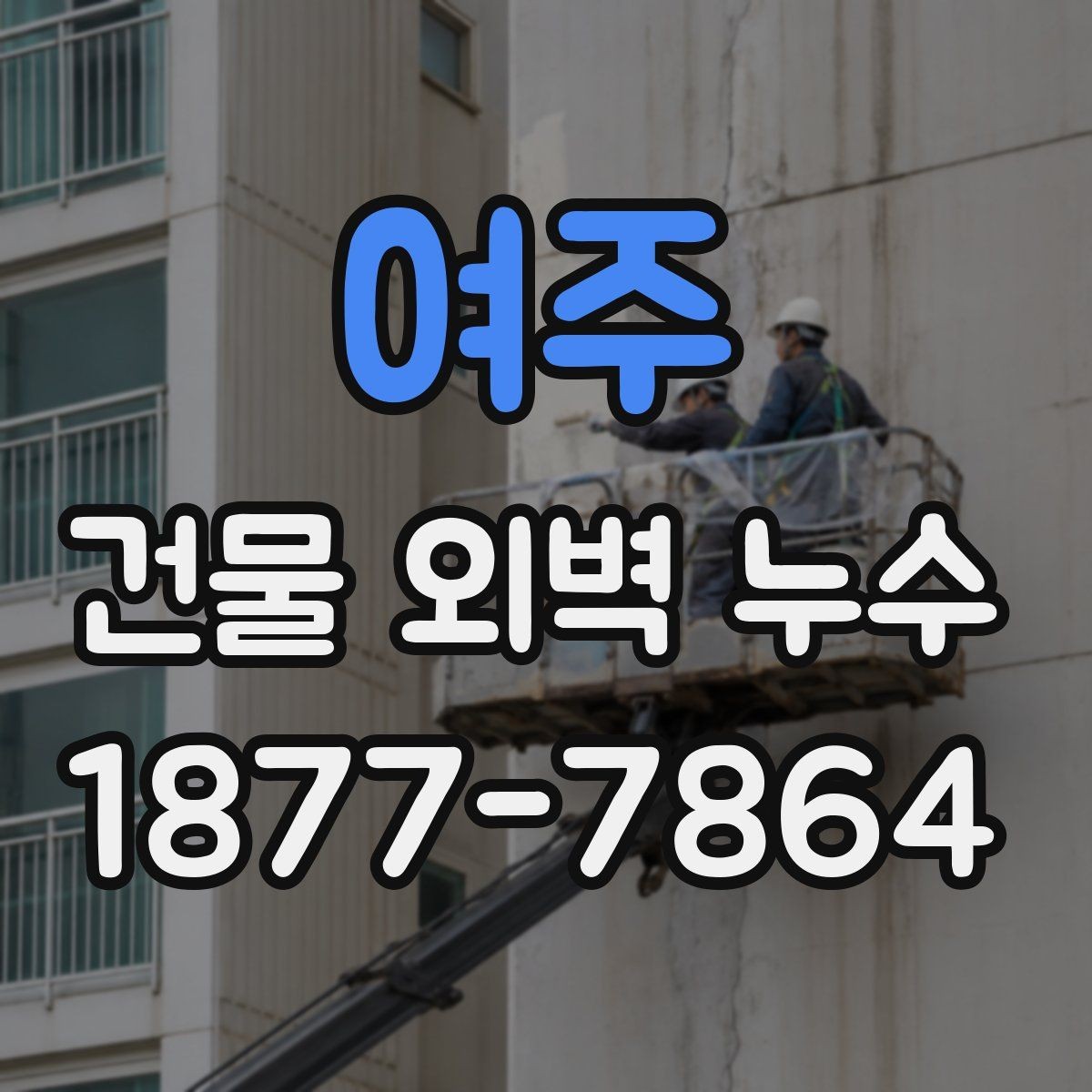여주 건물 외벽 누수 보수 시 자재 선택 기준
