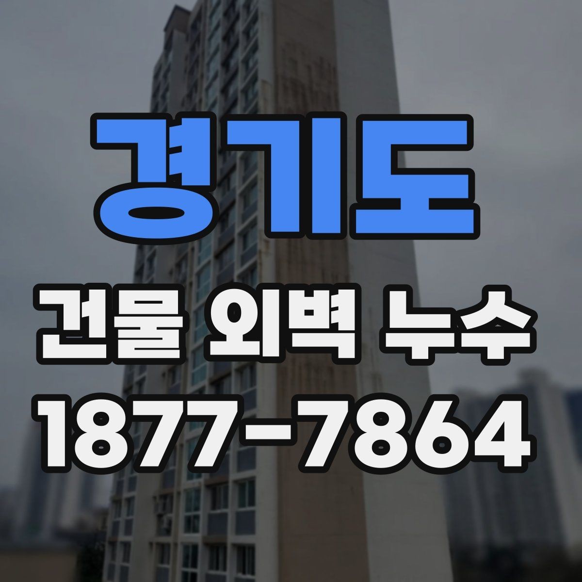 경기도 건물 외벽 누수 보수 일정과 진행 순서
