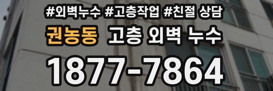 권농동 고층 외벽 누수