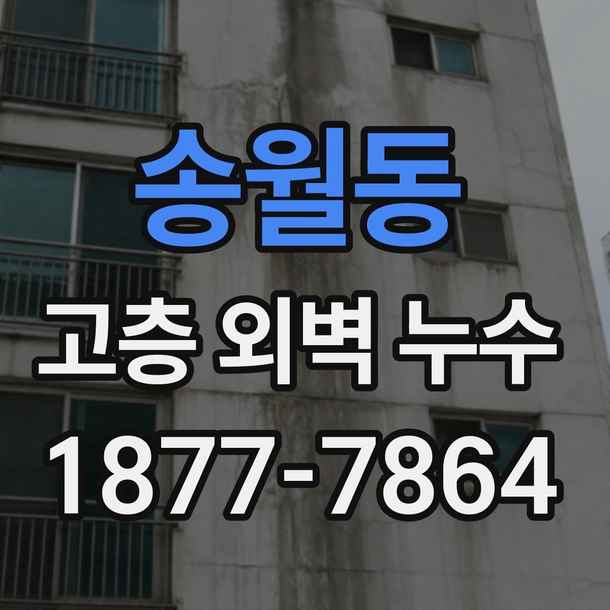 송월동 고층 외벽 누수 발생 후 추가 손상을 막는 관리법