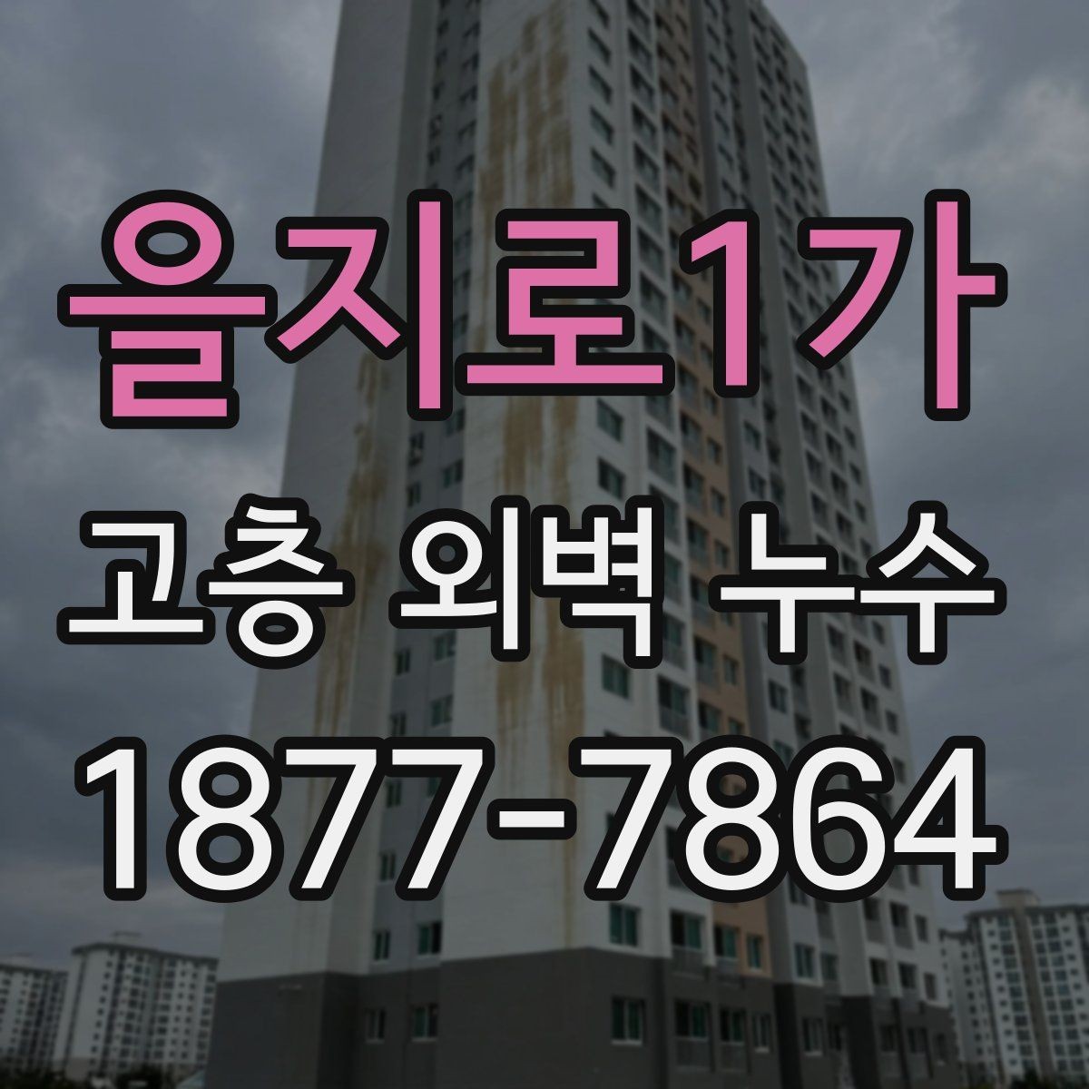 을지로1가 고층 외벽 누수 하자 원인별 대응 정리