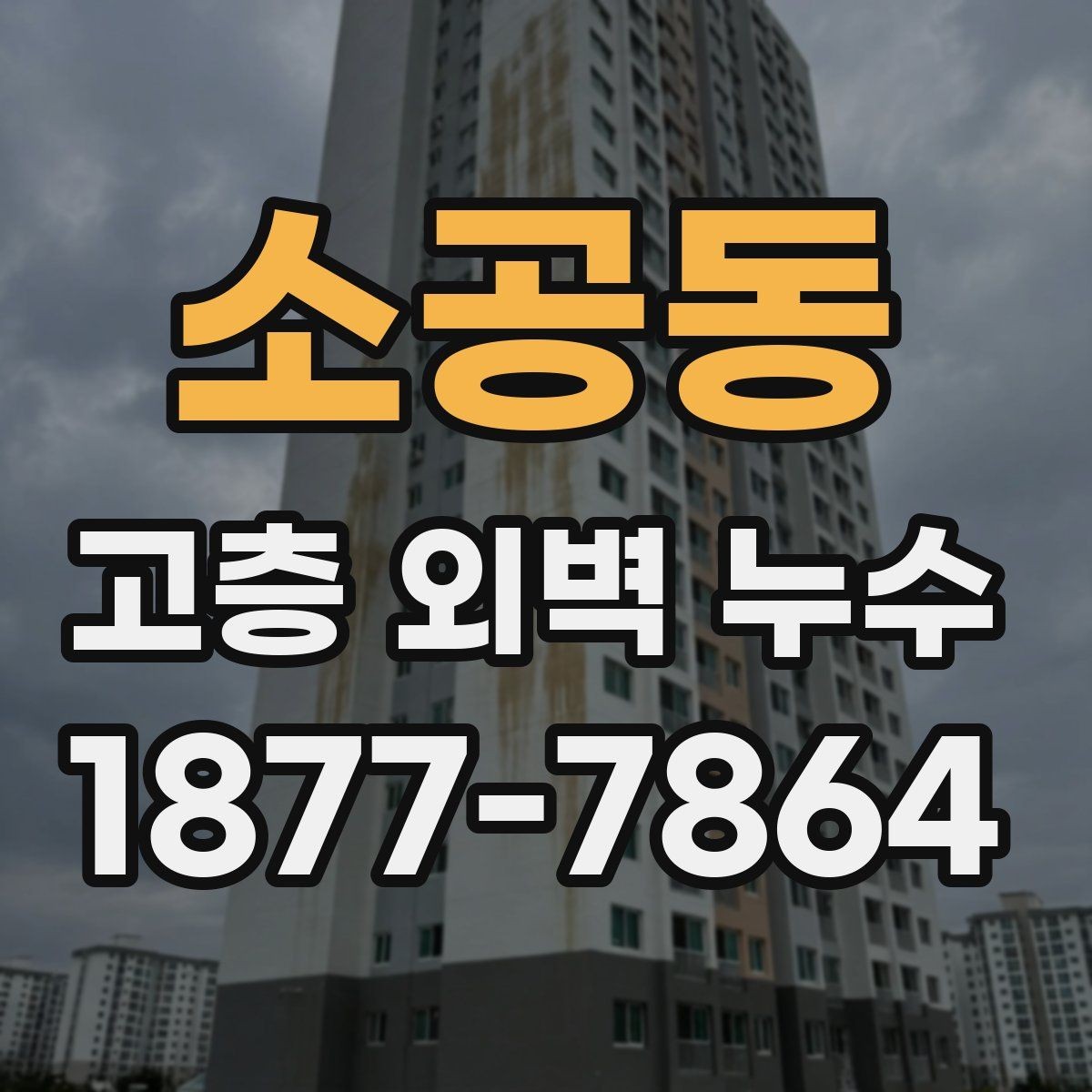 소공동 고층 외벽 누수 비가 오기 전 확인할 곳