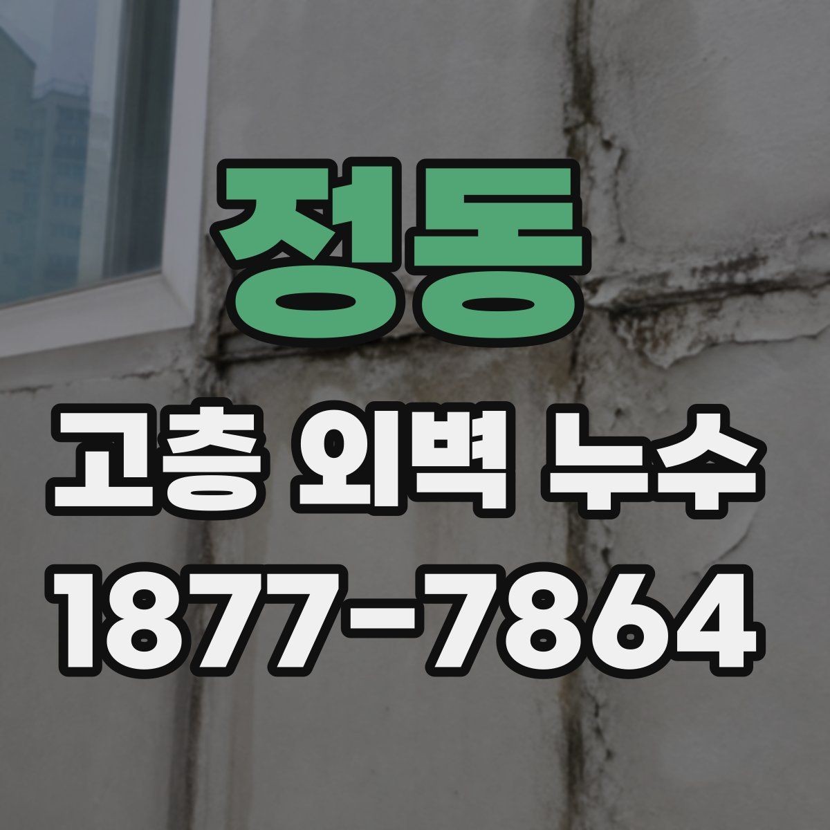 정동 고층 외벽 누수 외벽 방수 공사의 핵심 포인트