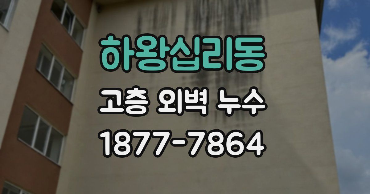 하왕십리동 고층 외벽 누수