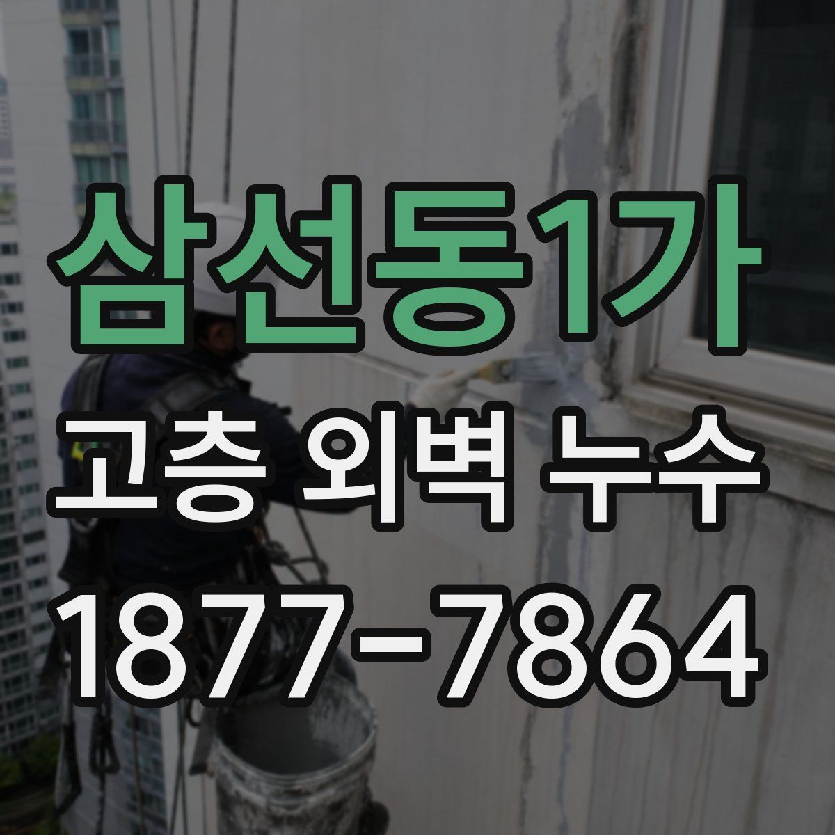 삼선동1가 고층 외벽 누수