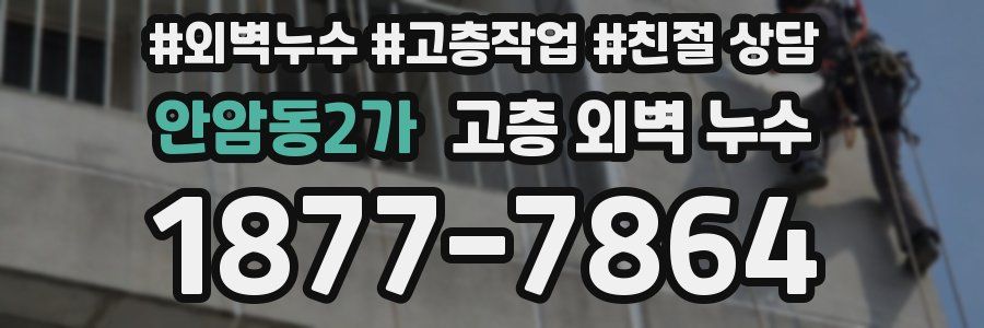 안암동2가 고층 외벽 누수