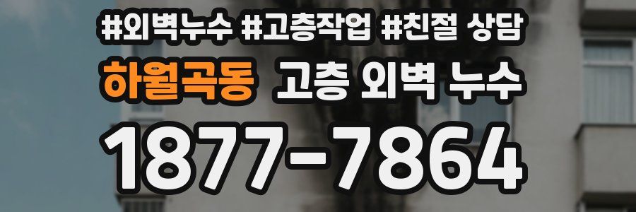 하월곡동 고층 외벽 누수