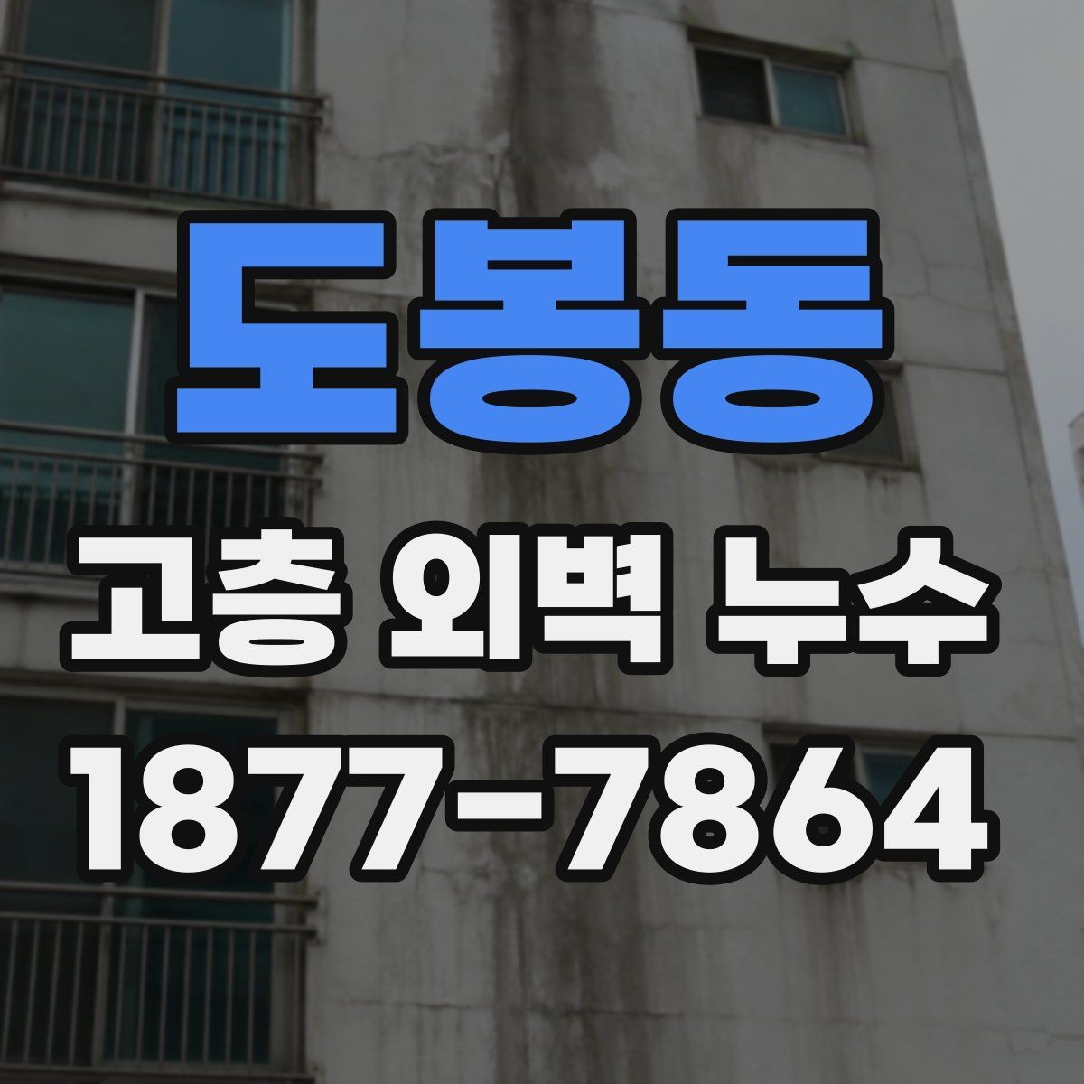 도봉동 고층 외벽 누수 점검부터 시공까지 알아야 할 흐름