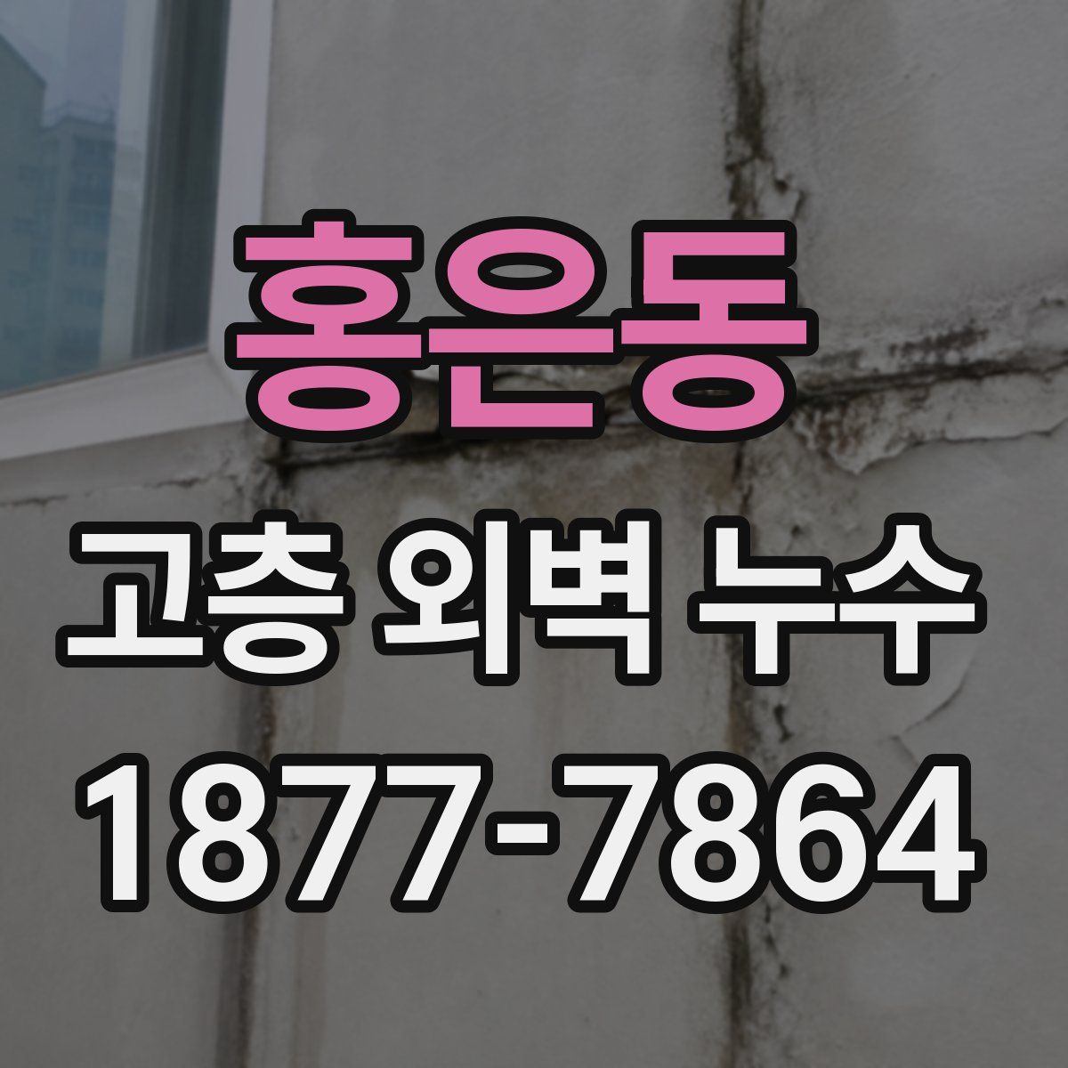 홍은동 고층 외벽 누수