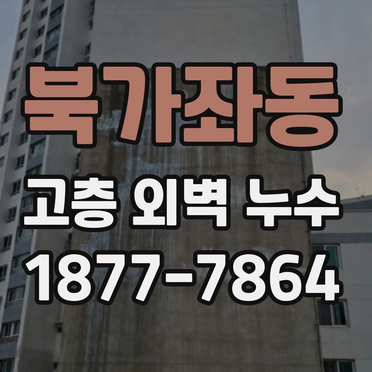 북가좌동 고층 외벽 누수 문제를 반복하지 않으려면