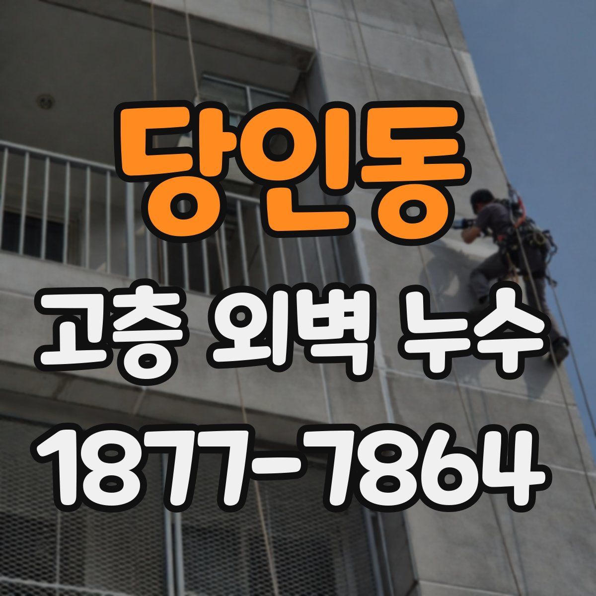 당인동 고층 외벽 누수
