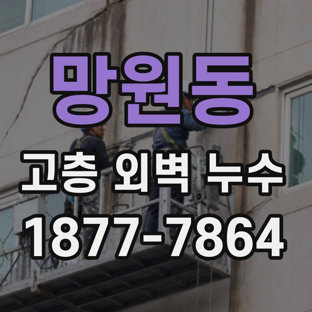 망원동 고층 외벽 누수