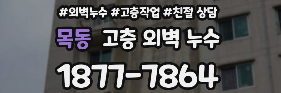 목동 고층 외벽 누수