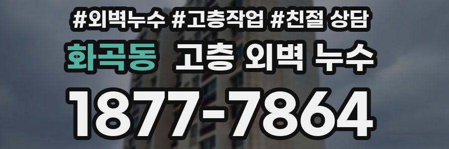 화곡동 고층 외벽 누수