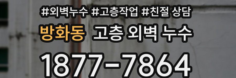 방화동 고층 외벽 누수