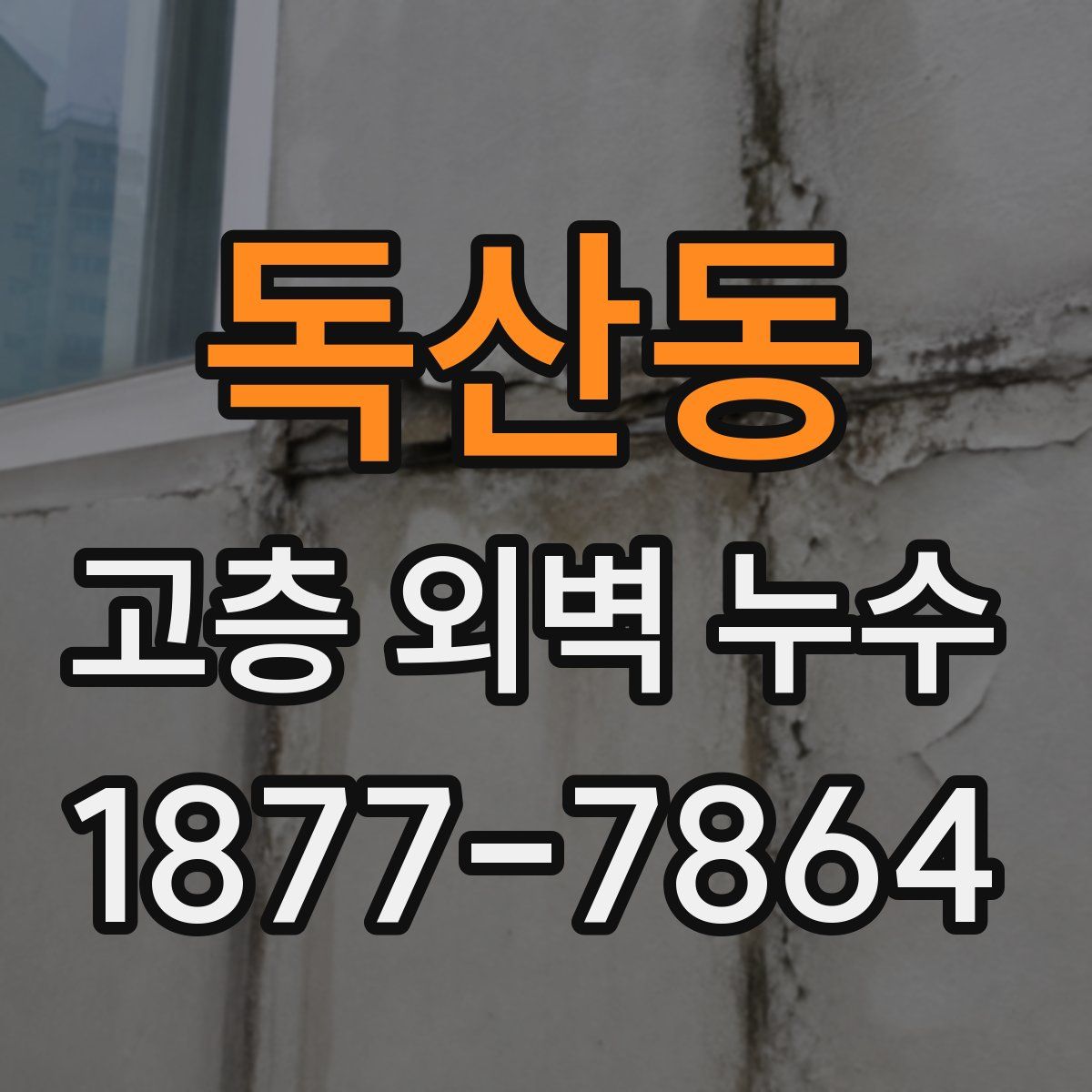독산동 고층 외벽 누수
