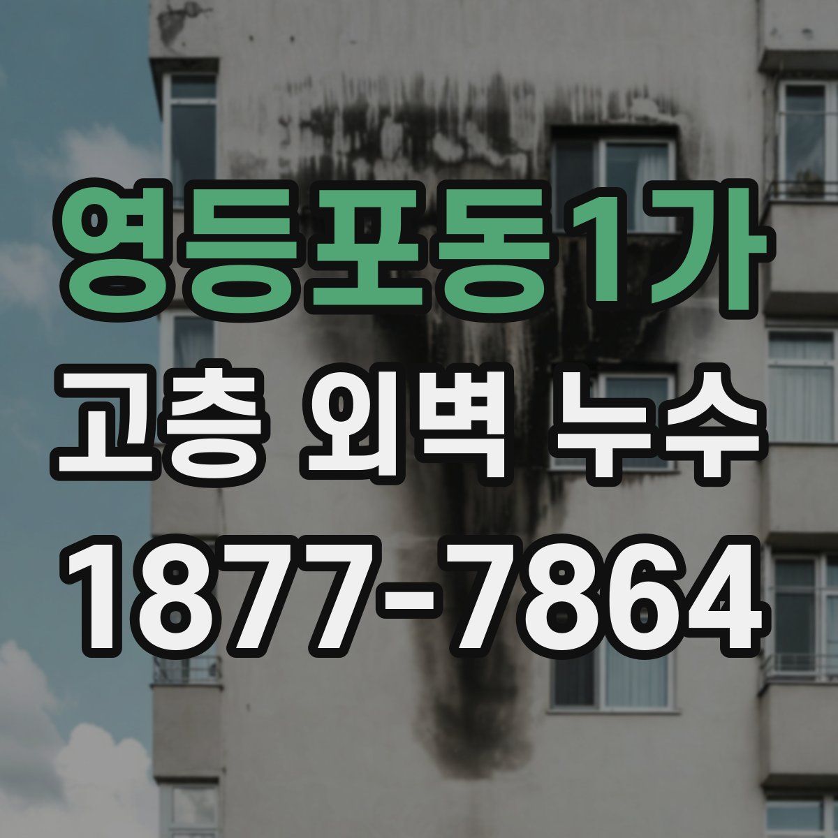 영등포동1가 고층 외벽 누수