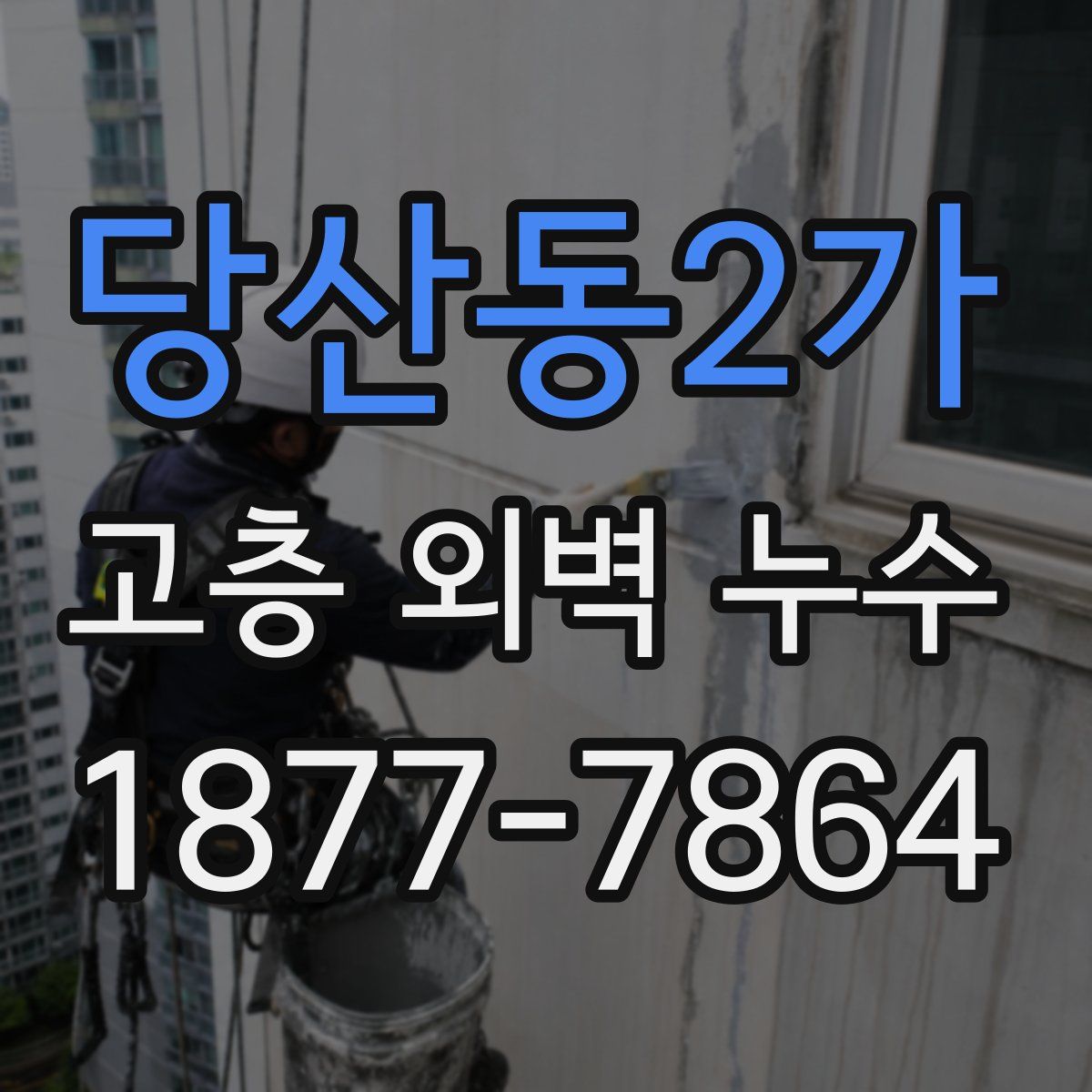 당산동2가 고층 외벽 누수