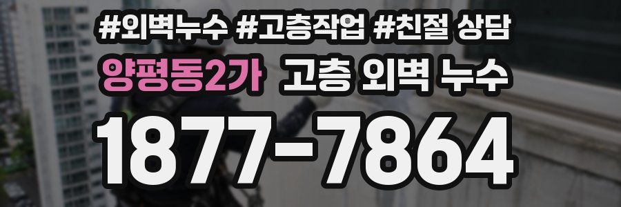 양평동2가 고층 외벽 누수