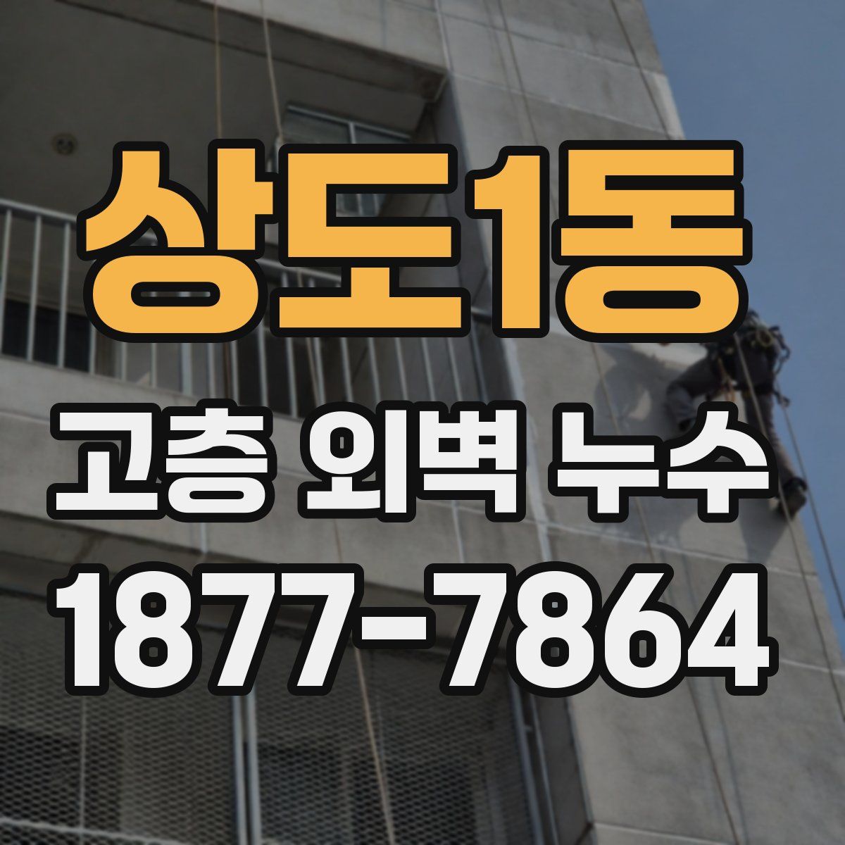 상도1동 고층 외벽 누수