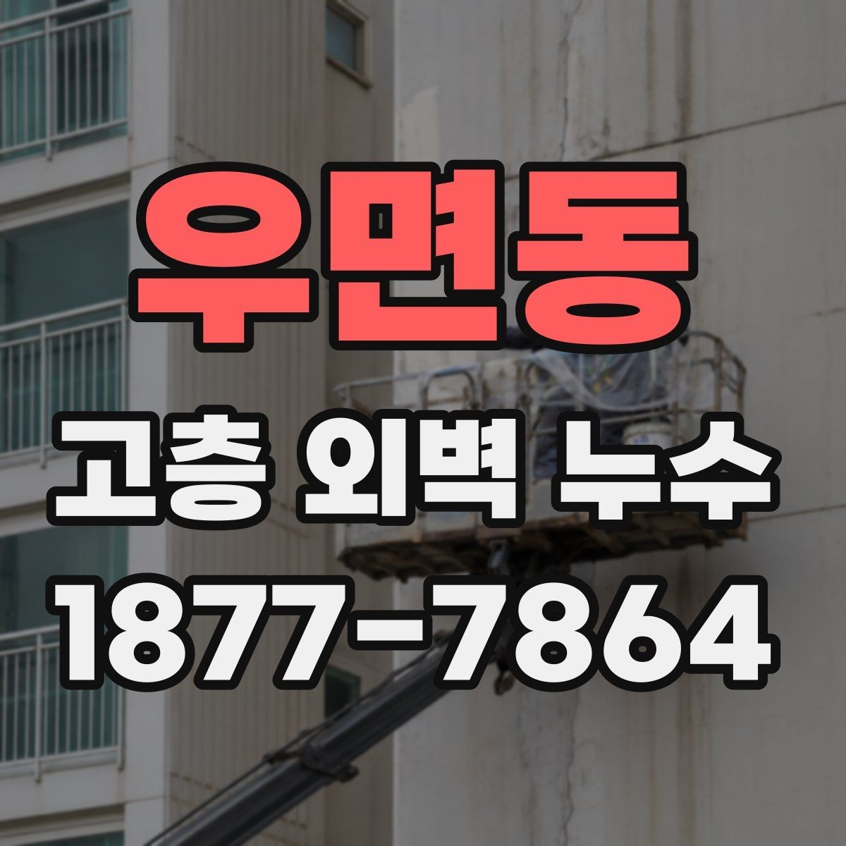 우면동 고층 외벽 누수 해결을 위한 우선순위 정하기