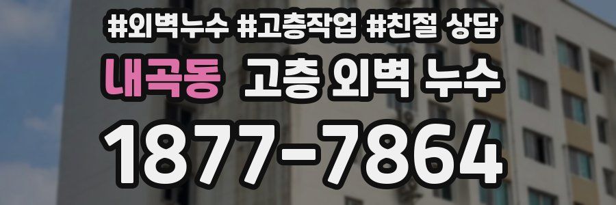 내곡동 고층 외벽 누수