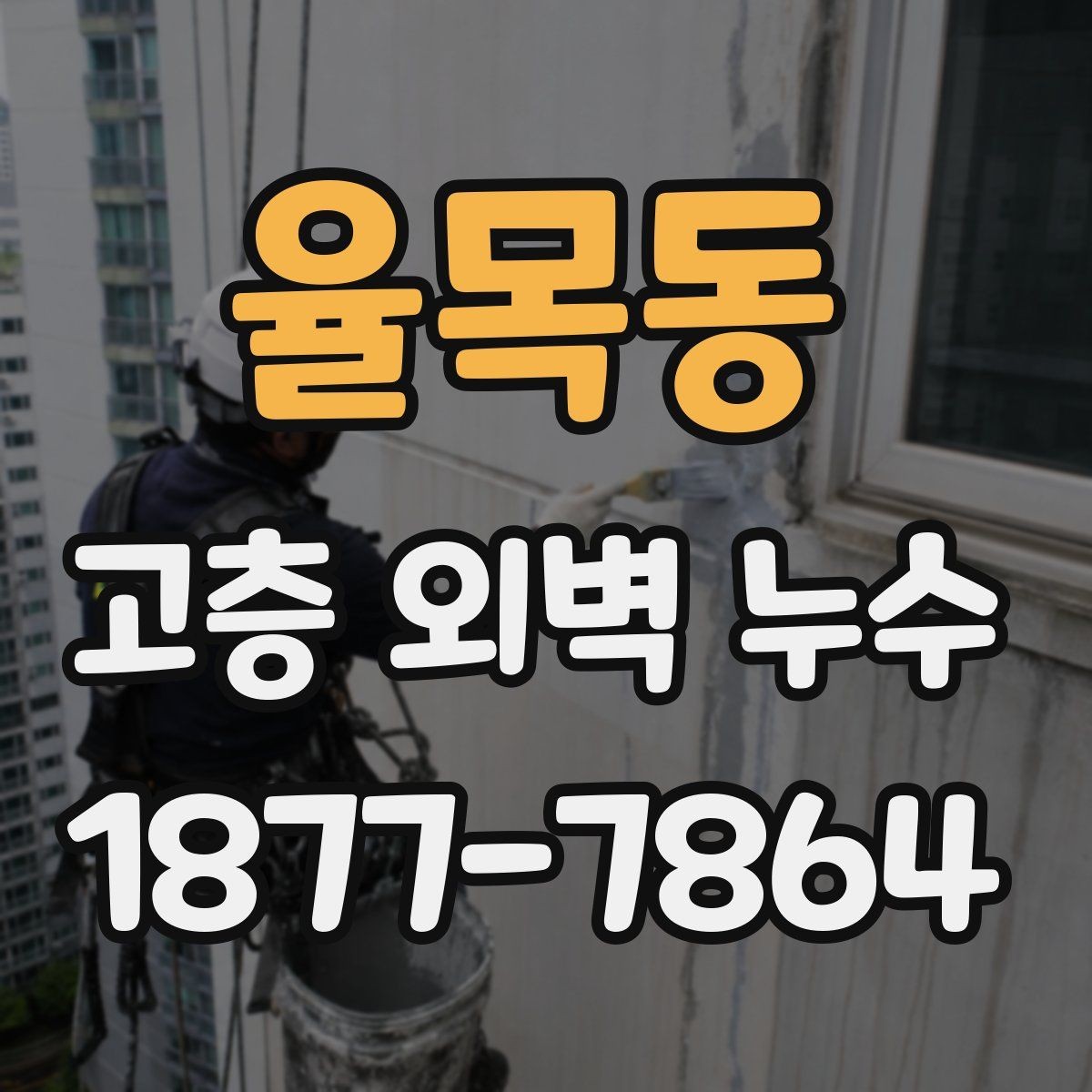 율목동 고층 외벽 누수 외벽 마감재 교체가 필요한 경우