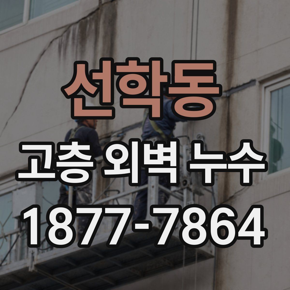 선학동 고층 외벽 누수 건물 연식에 따라 달라지는 문제