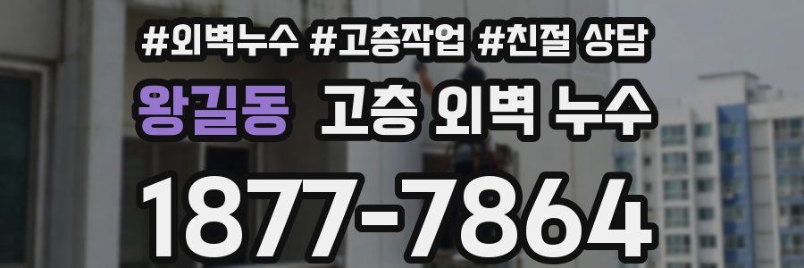 왕길동 고층 외벽 누수