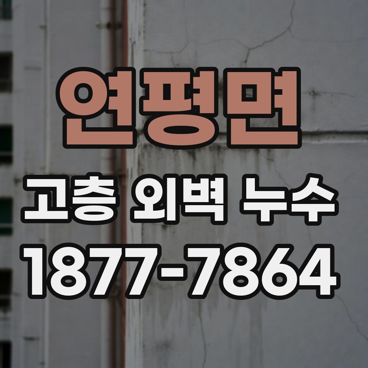 연평면 고층 외벽 누수