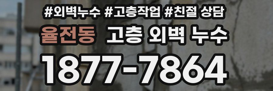율전동 고층 외벽 누수