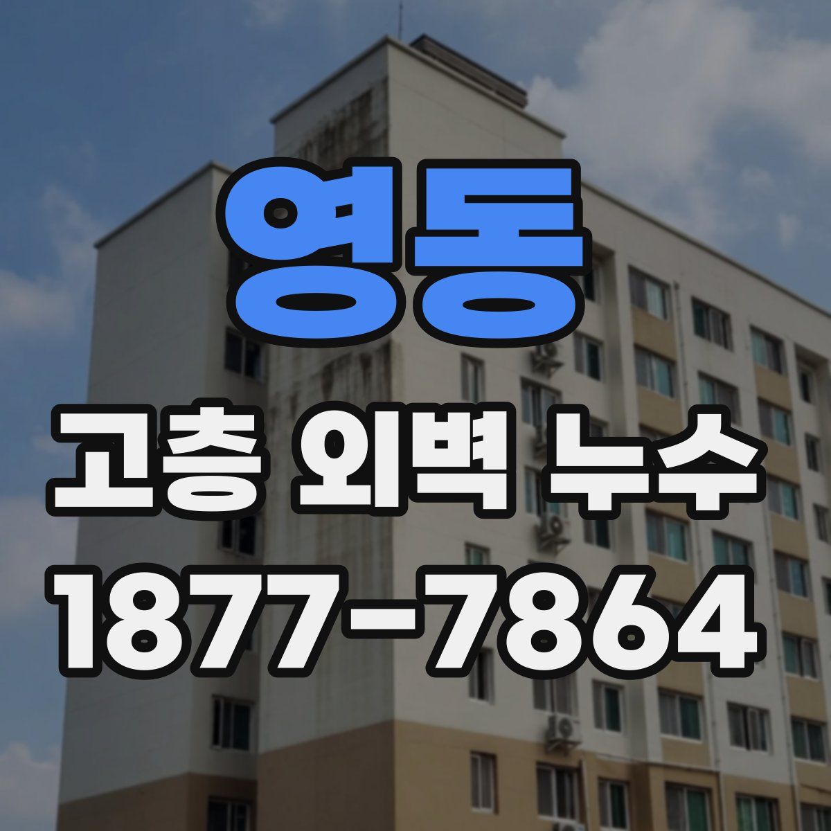 영동 고층 외벽 누수