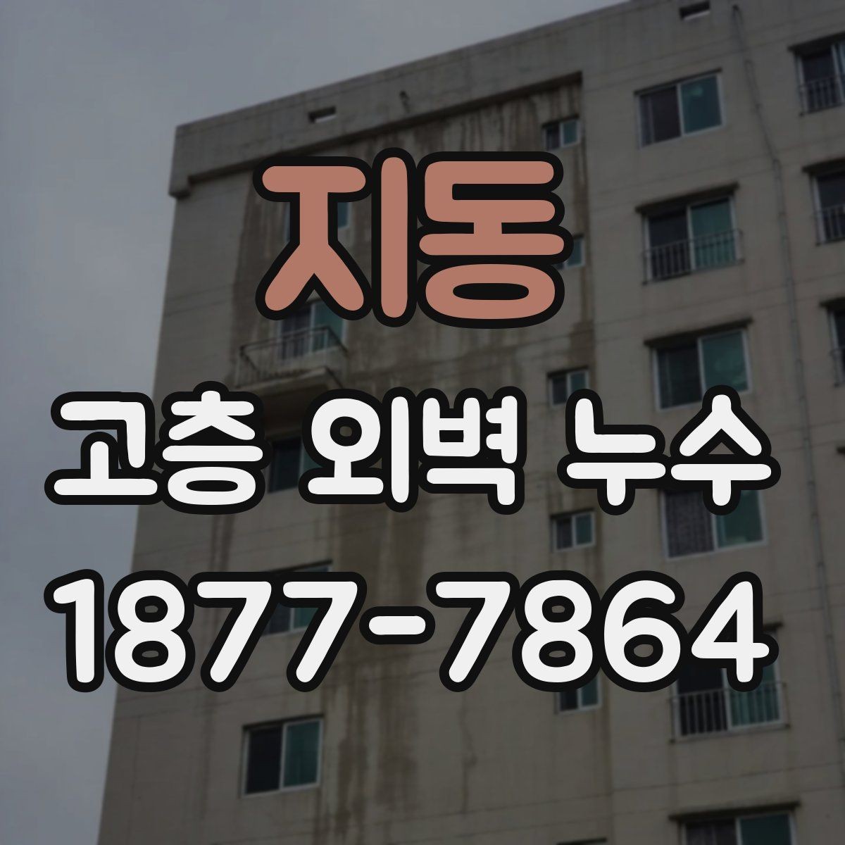지동 고층 외벽 누수 비교 견적을 볼 때 유의할 점