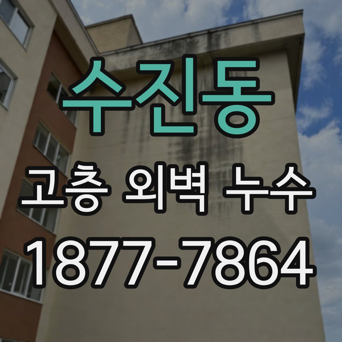 수진동 고층 외벽 누수