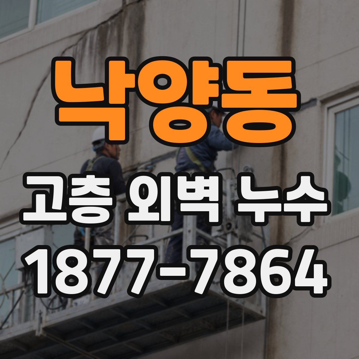 낙양동 고층 외벽 누수