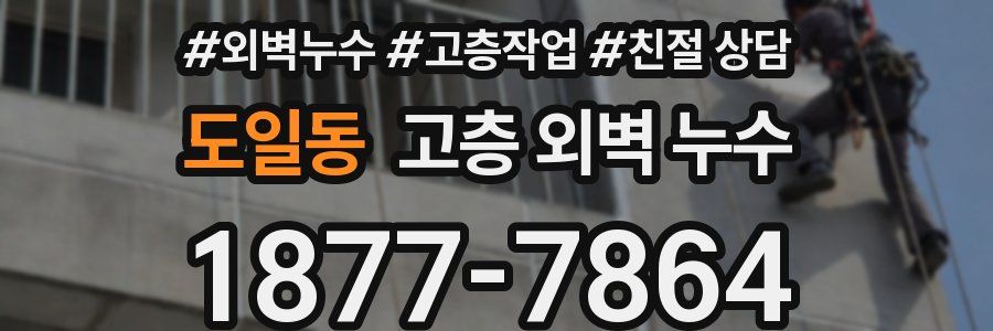 도일동 고층 외벽 누수