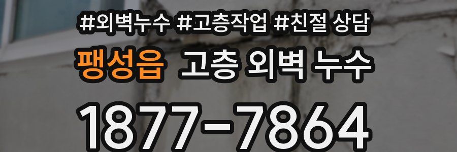 팽성읍 고층 외벽 누수