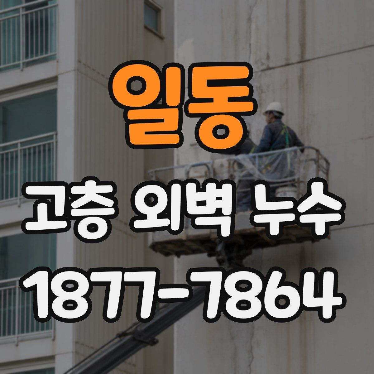 일동 고층 외벽 누수