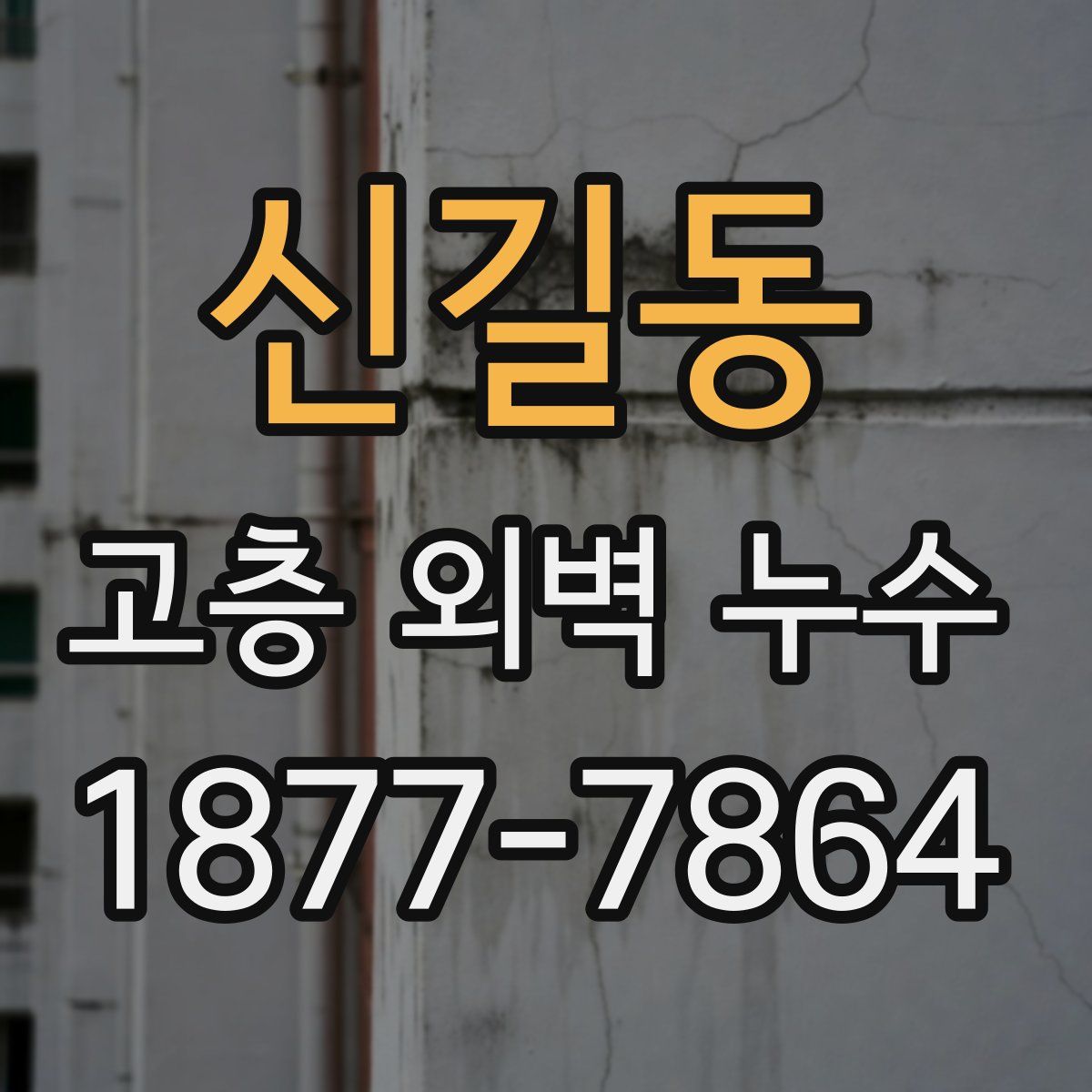 신길동 고층 외벽 누수
