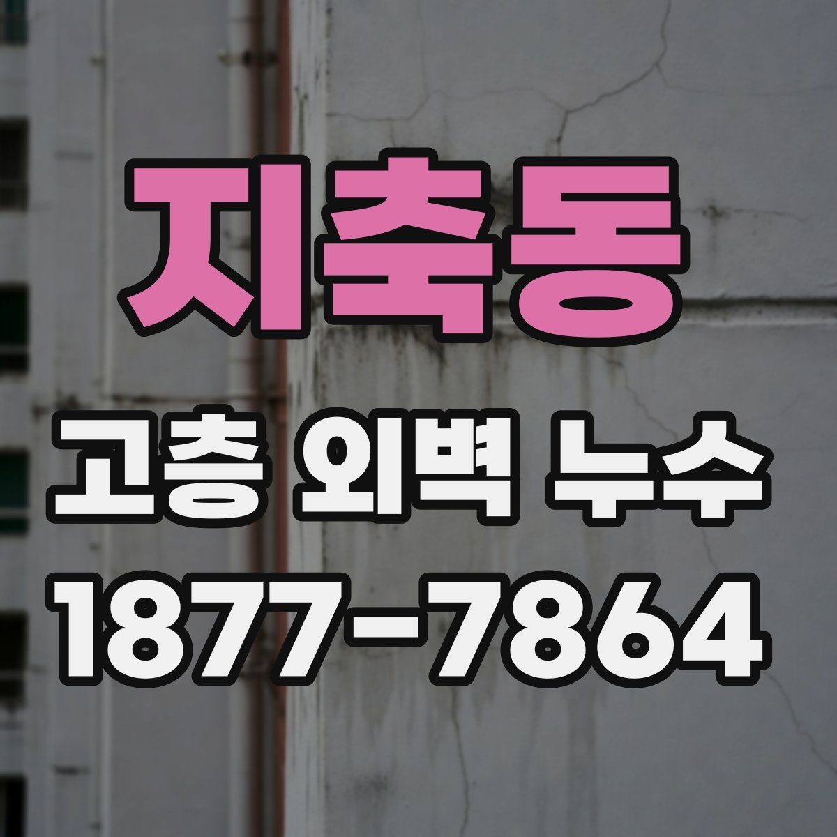 지축동 고층 외벽 누수 보수 방식은 어떻게 선택할까