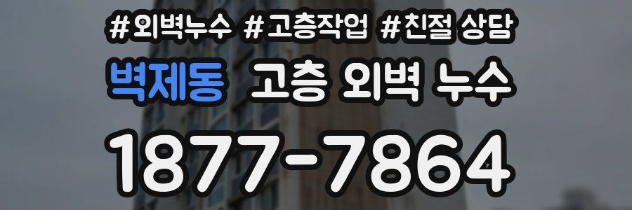 벽제동 고층 외벽 누수