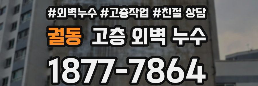 궐동 고층 외벽 누수