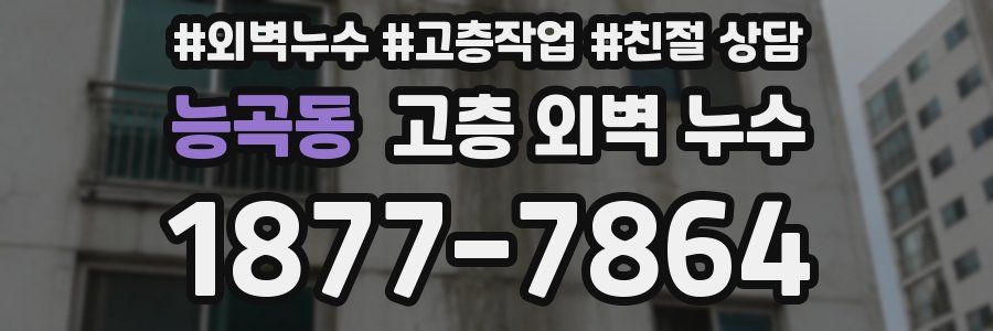 능곡동 고층 외벽 누수