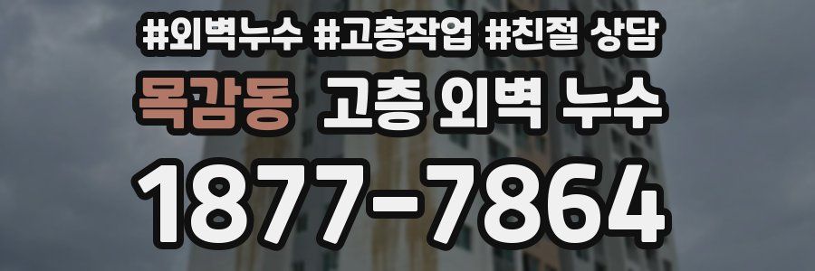목감동 고층 외벽 누수