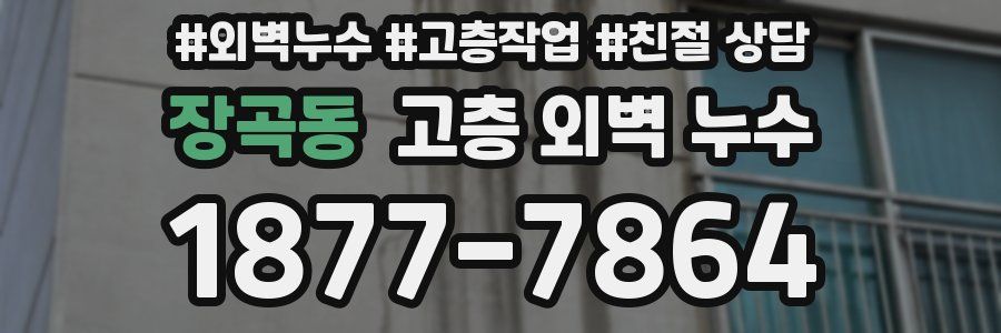 장곡동 고층 외벽 누수