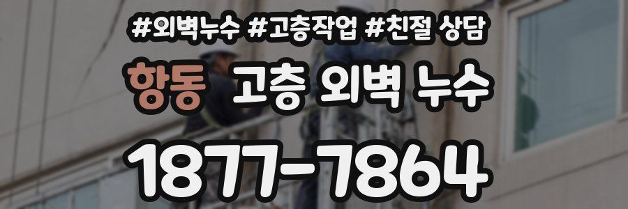 항동 고층 외벽 누수