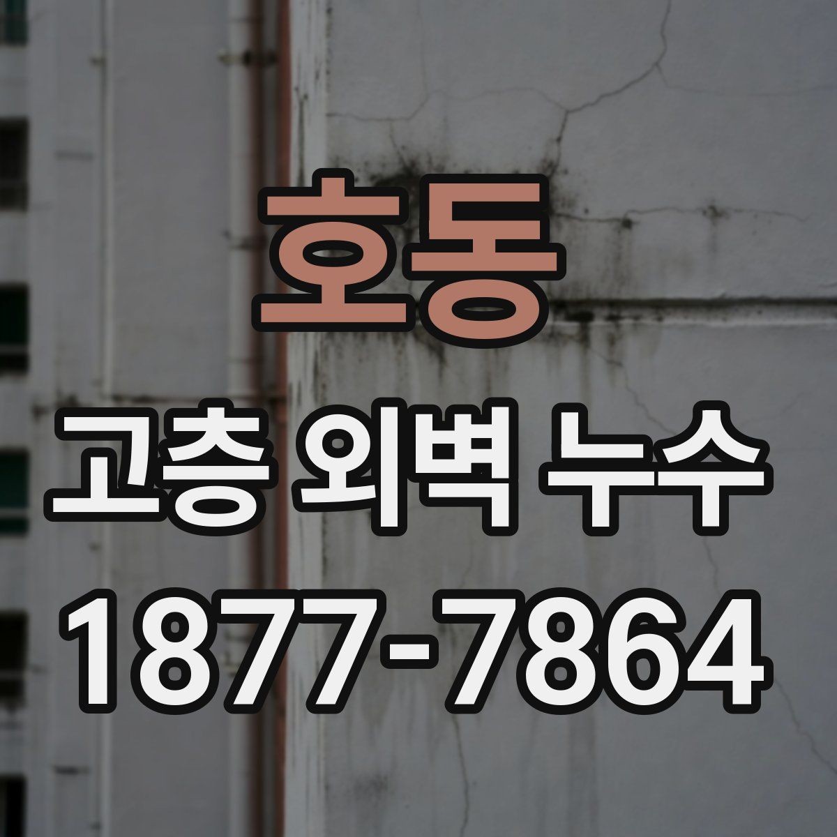 호동 고층 외벽 누수 보수 전후 비교로 보는 변화