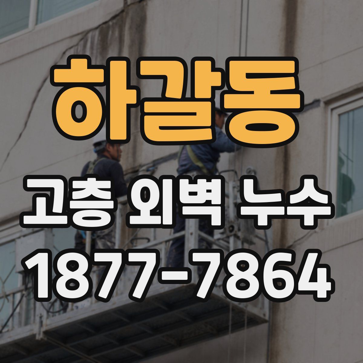 하갈동 고층 외벽 누수